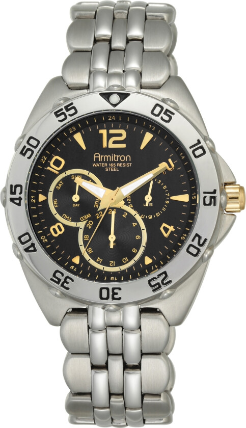 Mens 20/4664BGSV - Kvarts - Sølv - Herreklokker - Rustfritt stål - ledd m/pin - Mineral