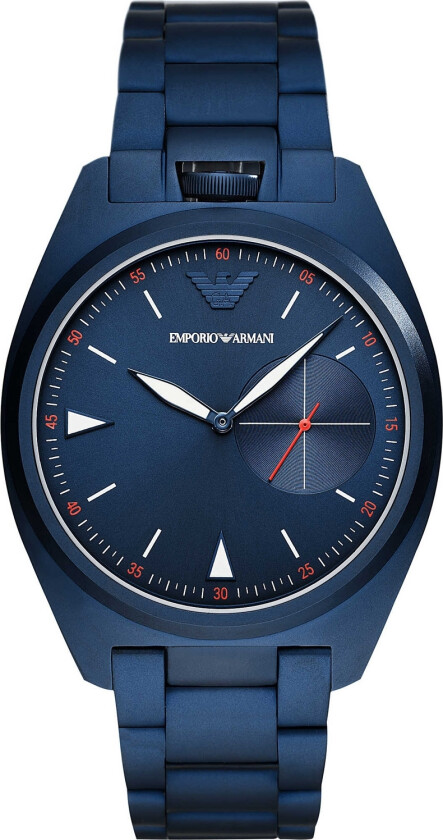 Emporio Armani Nicola AR11309 - Kvarts - Blå - Herreklokker - Rustfritt stål - ledd m/pin - Mineral