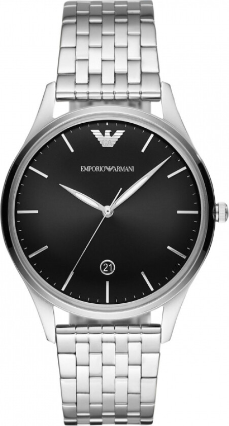 Emporio Armani Adriano AR11286 - Kvarts - Sølv - Herreklokker - Rustfritt stål - ledd m/pin - Mineral