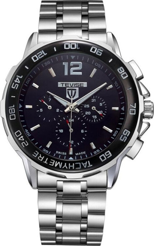 Sport Automatic 356 - Automatisk - Sølv - Herreklokker - Rustfritt stål - ledd m/pin - Mineral