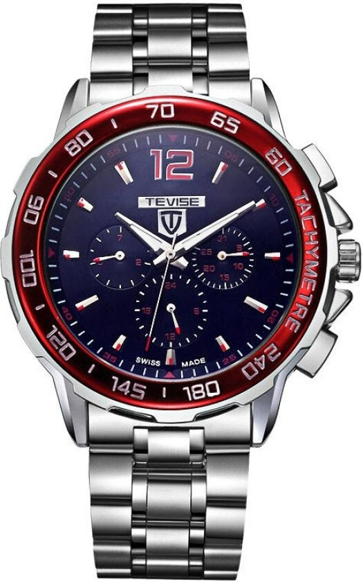 Sport Automatic 356 - Automatisk - Sølv - Herreklokker - Rustfritt stål - ledd m/pin - Mineral