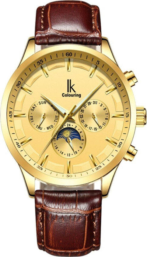 Automatic K015GA1L-GLGLBR - Automatisk - Gull - Herreklokker - Skinn - Mineral
