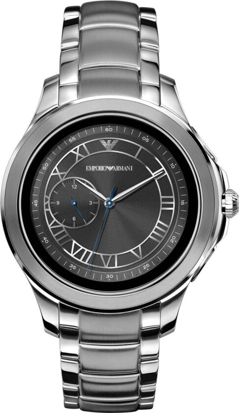 Emporio Armani Connected Smartwatch ART5010 - Digital - Sølv - Herreklokker - Rustfritt stål - ledd m/pin - Mineral