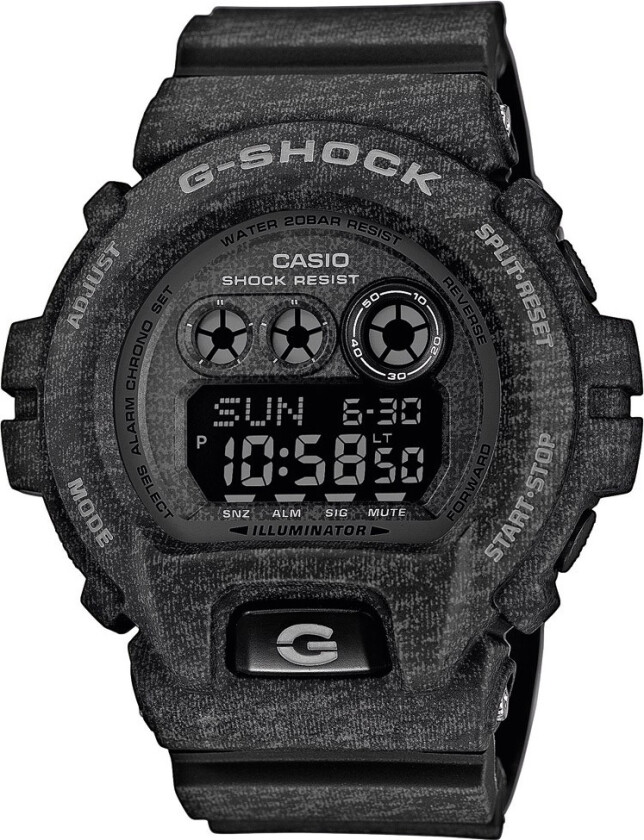 G-Shock GD-X6900HT-1ER - Digital - Sort - Herreklokker - Resin - Mineral