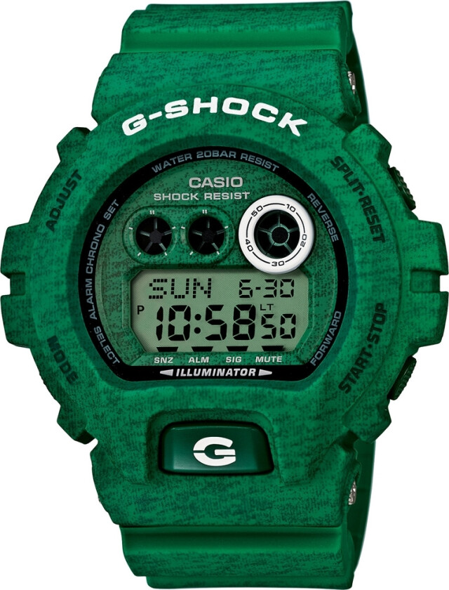 G-Shock GD-X6900HT-3ER - Digital - Grønn - Herreklokker - Resin - Mineral