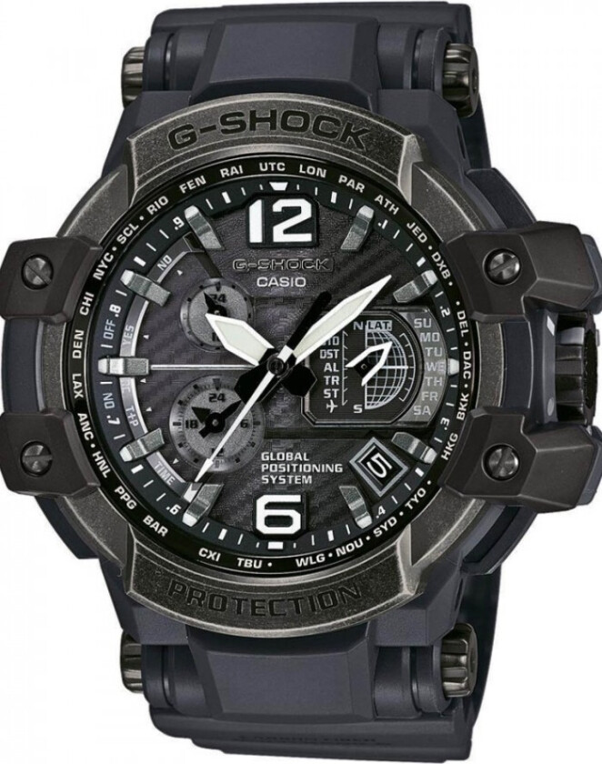 G-Shock GPW-1000V-1AER - Kvarts - Sort - Herreklokker - Resin - Safir