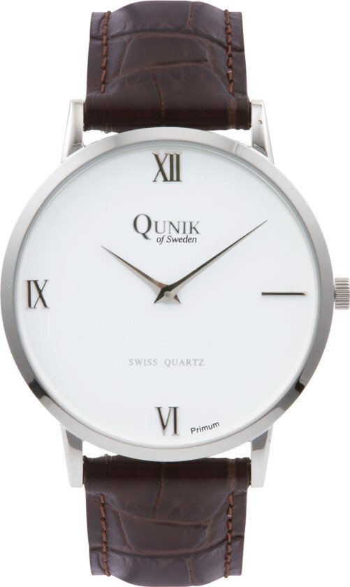 Primum No.1 - Kvarts - Sølv - Unisex - Skinn - Mineral