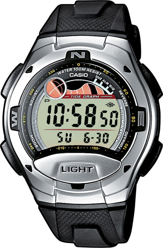 Collection Men's Digital Watch W-753-1AVES - Digital - Sølv - Herreklokker - Resin - Mineral