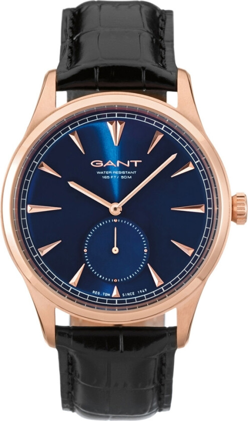 Huntington Time Men's Watch W71005 - Kvarts - Rosegull - Herreklokker - Skinn - Mineral