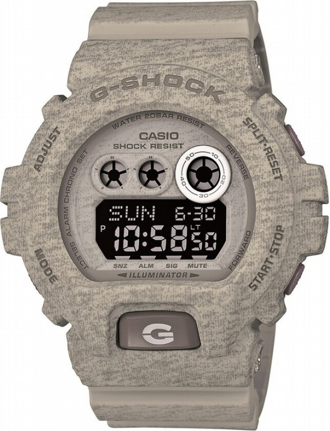 G-Shock GD-X6900HT-8ER - Digital - Grå - Herreklokker - Resin - Mineral
