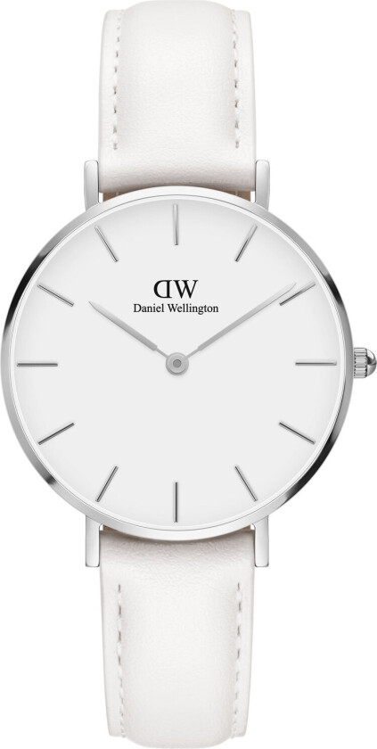 Classic Petite 32mm Bondi DW00100190 - Kvarts - Sølv - Dameklokker - Skinn - Mineral