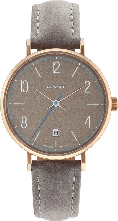 Detroit Lady GT035004 - Kvarts - Kobber Rosegull - Dameklokker - Skinn - Mineral