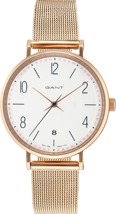 Detroit Lady GT035006 - Kvarts - Kobber Rosegull - Dameklokker - Rustfritt stål - ledd m/skrue - Mineral