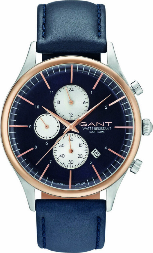 Tremont Leather Chronograph GT030004 - Kvarts - Sølv - Herreklokker - Skinn - Mineral