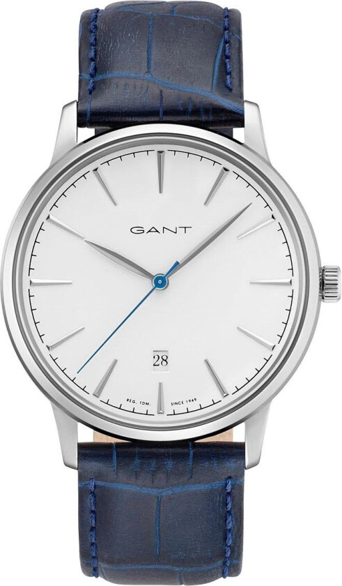 Standford Leather GT020001 - Kvarts - Sølv - Herreklokker - Skinn - Mineral