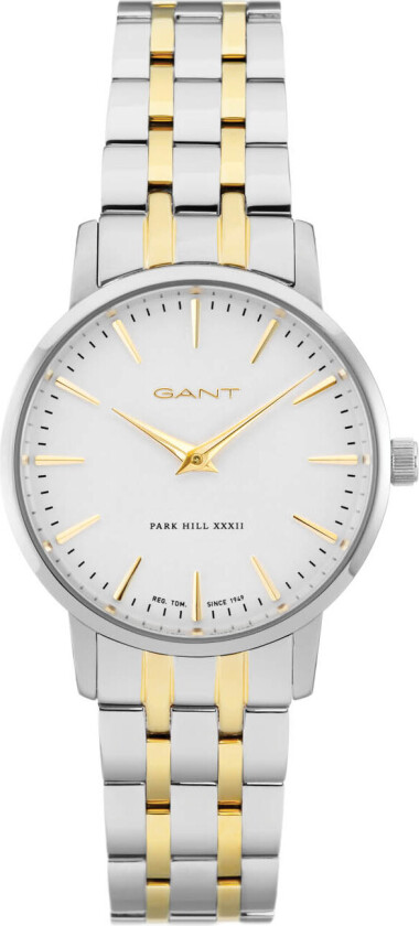 Park Hill - Dameklokke med gull- og sølvdetaljer - Kvarts - Gull Sølv - Dameklokker - Rustfritt stål - ledd m/pin - Mineral