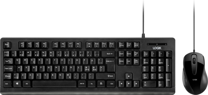 Logic kablet tastatur og mus