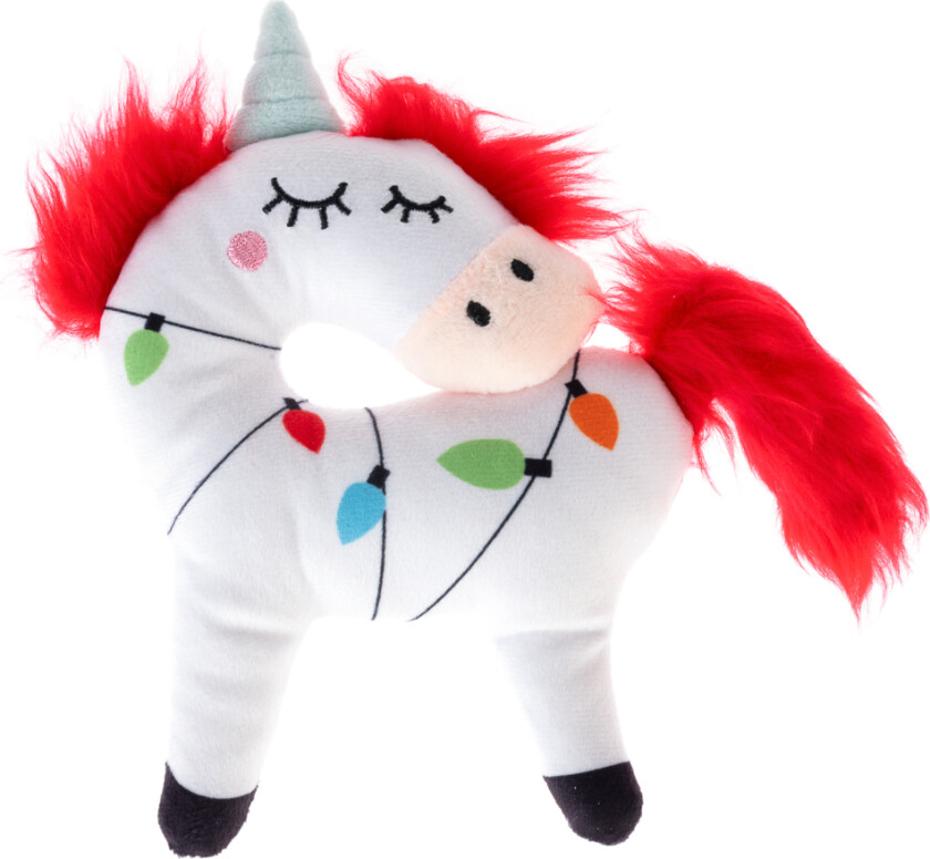 hundeleketøy enhjørning - L 21 x B 11 x H 3,5 cm