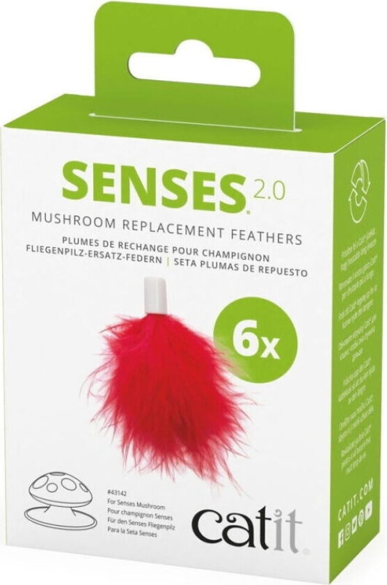 Senses 2.0 Refill-Fjær til Akiveringsleke Fluesopp 6-pack