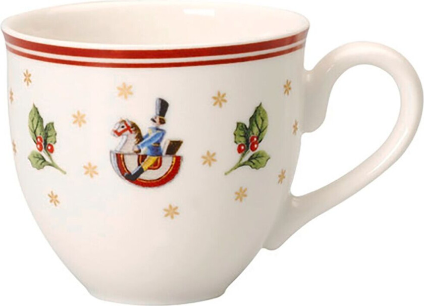 Toy's Delight espressokopp 10 cl Hvit-rød