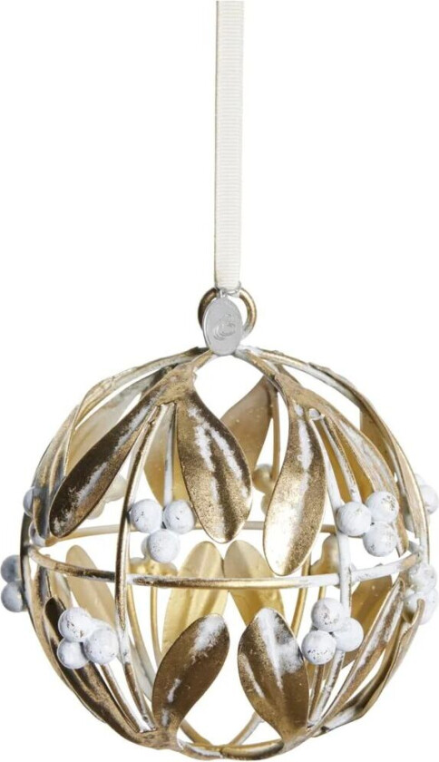 Missia julekule Ø12 cm Lysgull