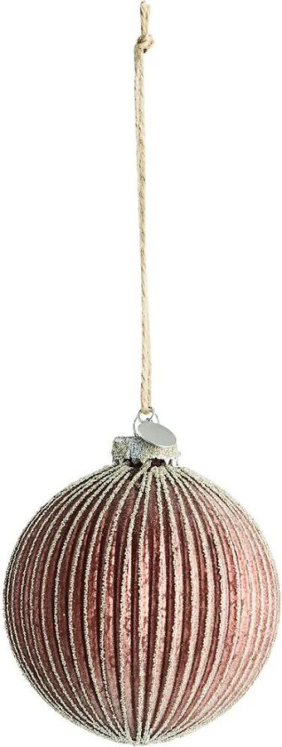 Norille julekule Ø11 cm Pomegranate, riflet