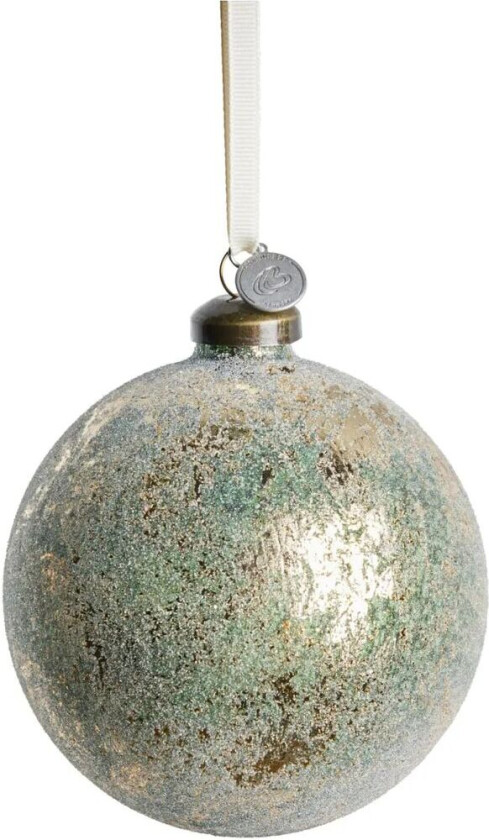 Clearena julekule Ø10 cm Dusty green-gold