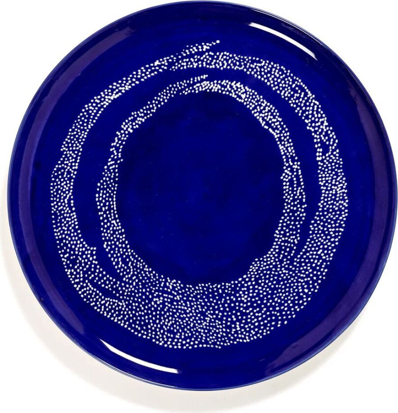 Ottolenghi Feast serveringsfat Ø35 cm Dark blue dots-white