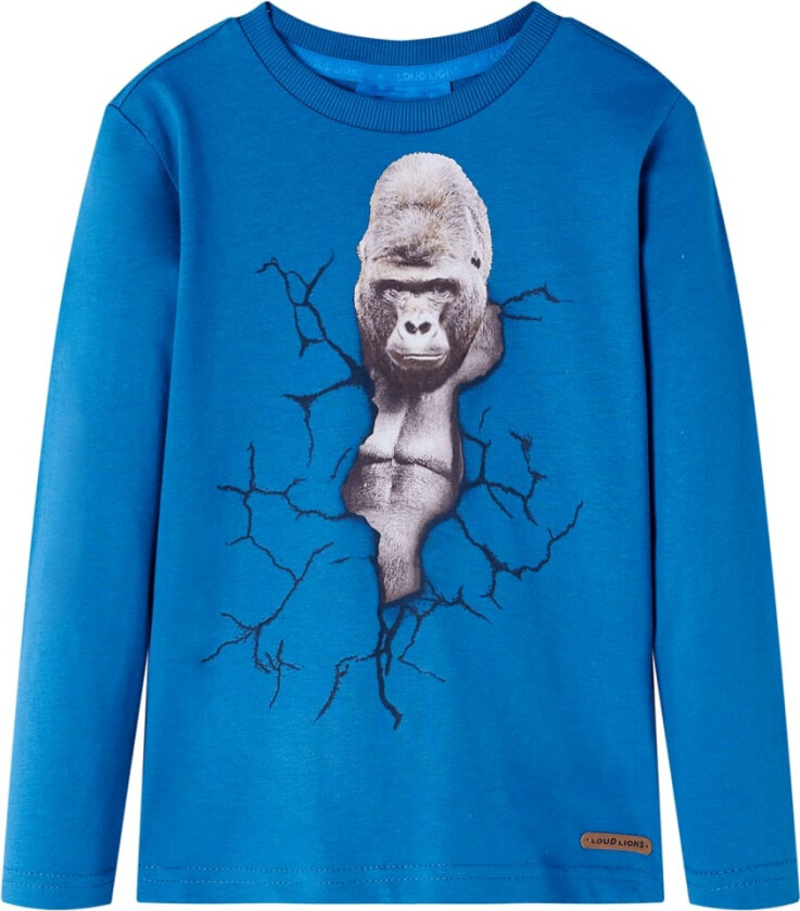 T-skjorte for barn med lange ermer bensin 128