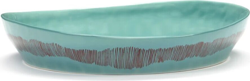 Ottolenghi Feast serveringsskål S Ø30 cm Azure stripes-red