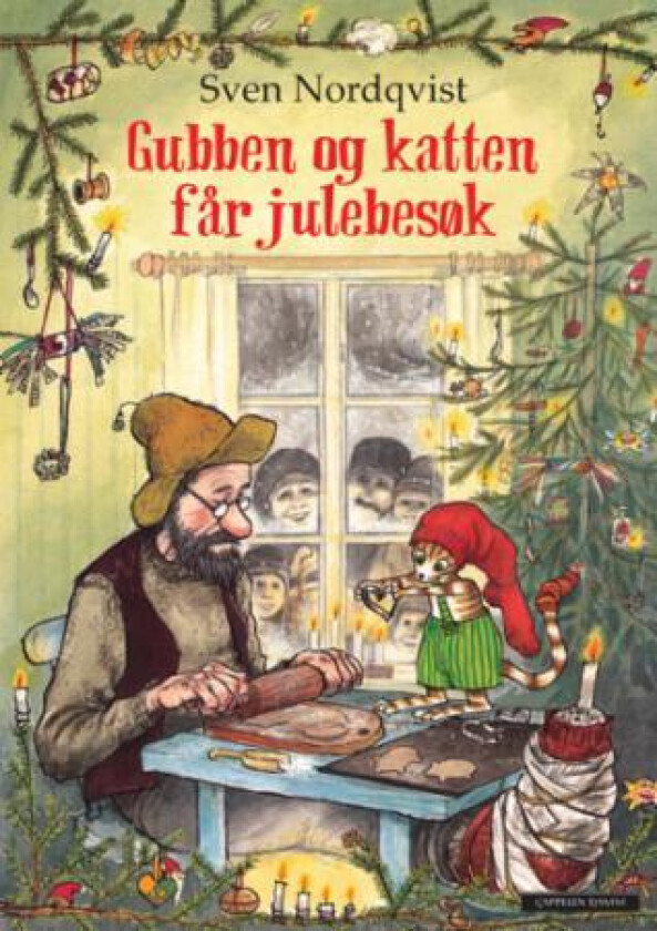 Gubben og katten får julebesøk av Sven Nordqvist