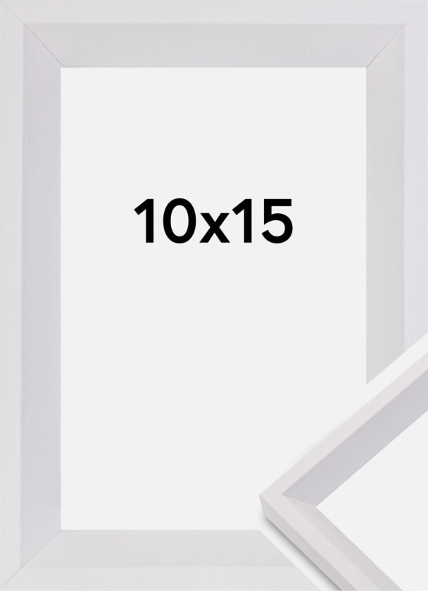 Ramme Globe Hvit 10x15 Cm