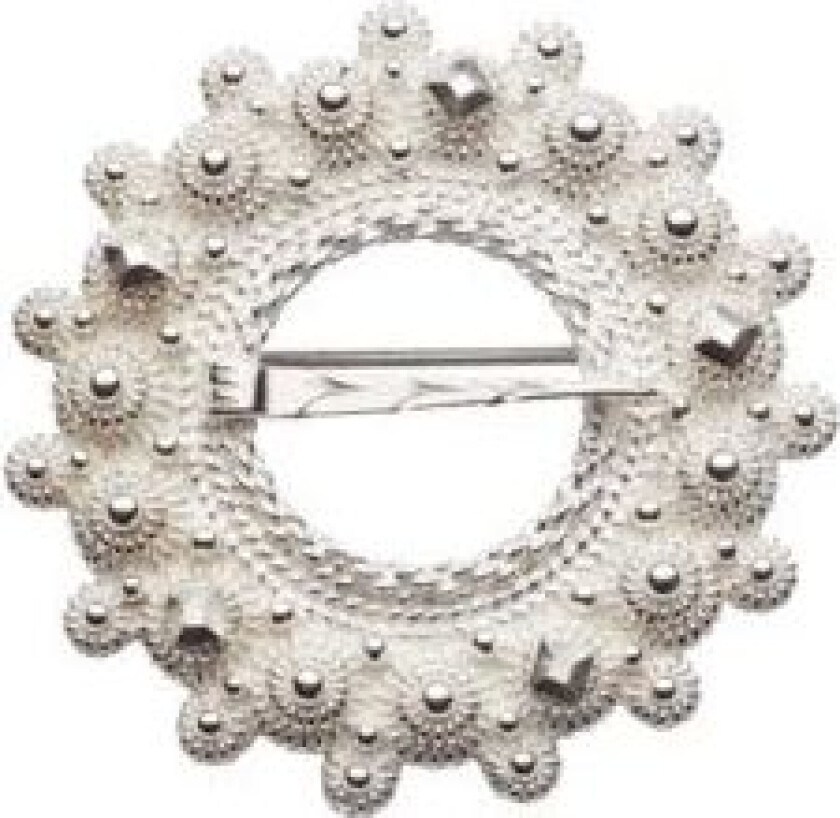 Halsring Agder i 830 hvitt sølv