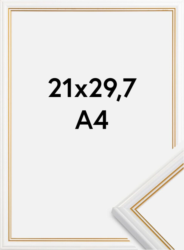 Ramme Classic Hvit 21x29,7 Cm (A4)