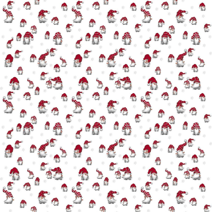 Julian voksduk Off white-rød