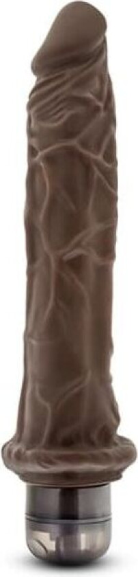 Dr. Skin Cock Vibe 8 Chocolate 25cm Vibrerende dildo