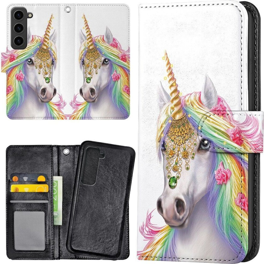 Samsung Galaxy S23 - Lommebok Deksel Unicorn/Enhjørning
