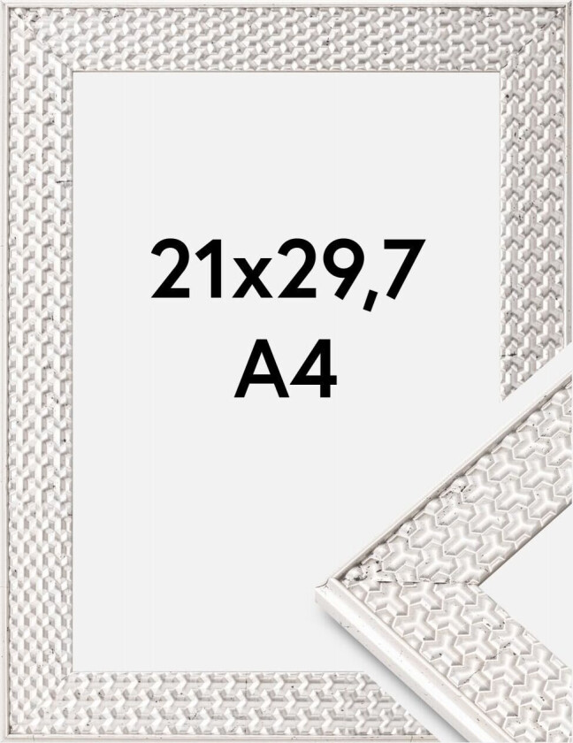 Ramme Grace Akrylglass Sølv 21x29,7 Cm (A4)