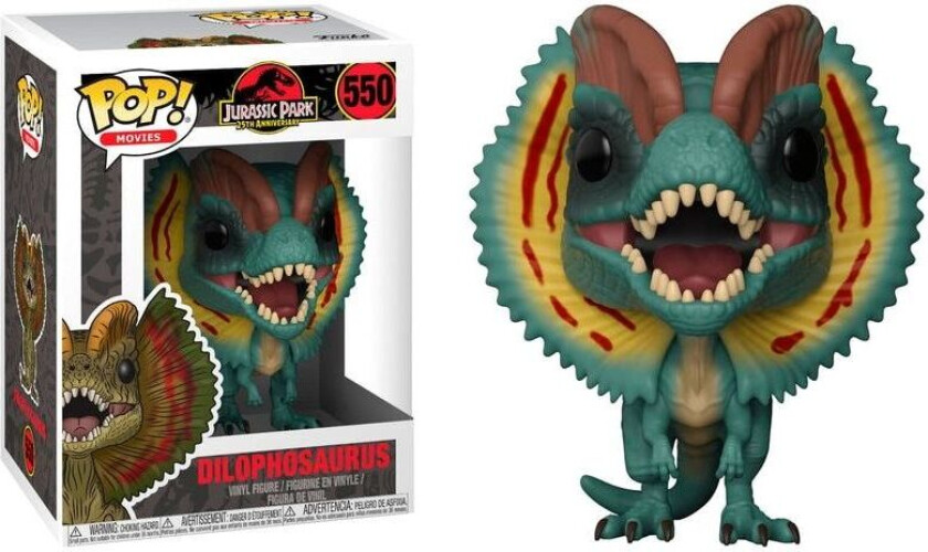 Bilde av POP figur Jurassic Park Dilophosaurus