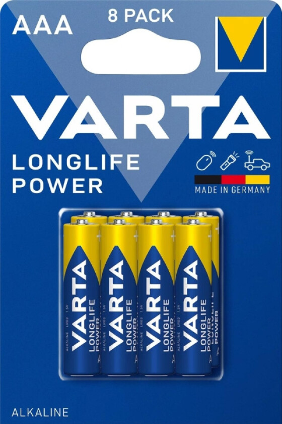 Longlife Power AAA 8 Pack