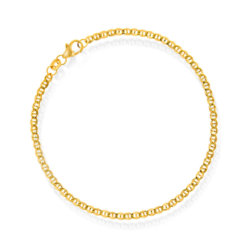 Bilde av Armbånd i 585 gult gull, 19 cm