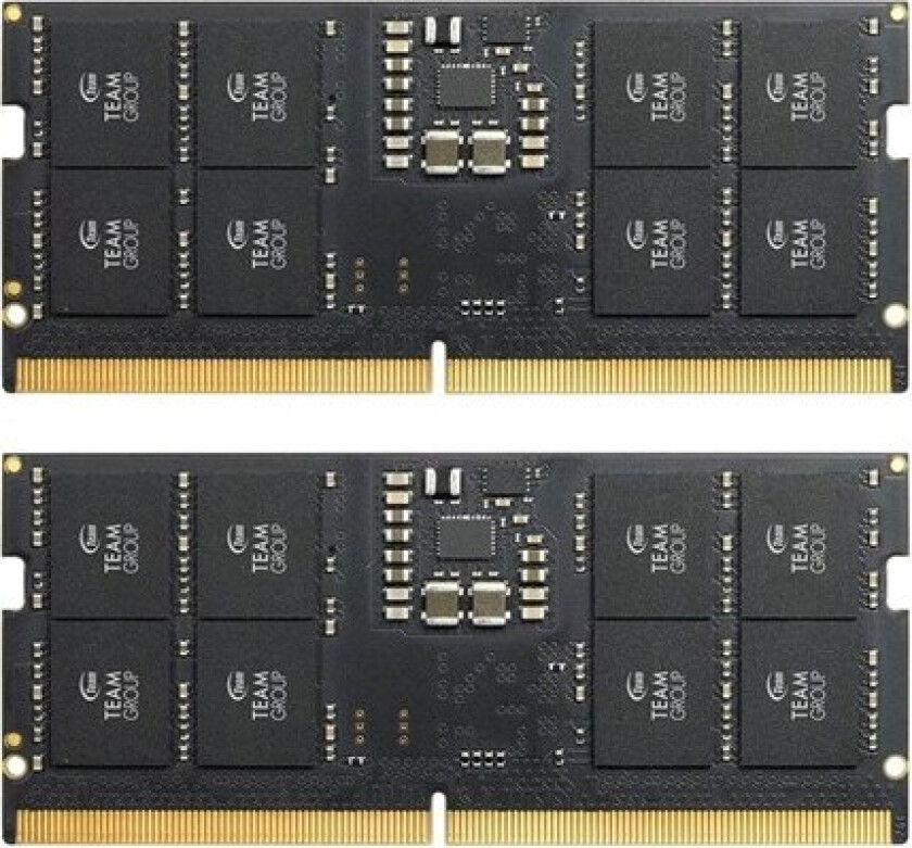 Team Elite SODIMM DDR5-4800 - 16GB - CL40 - Dual Channel (2 pcs) - Svart