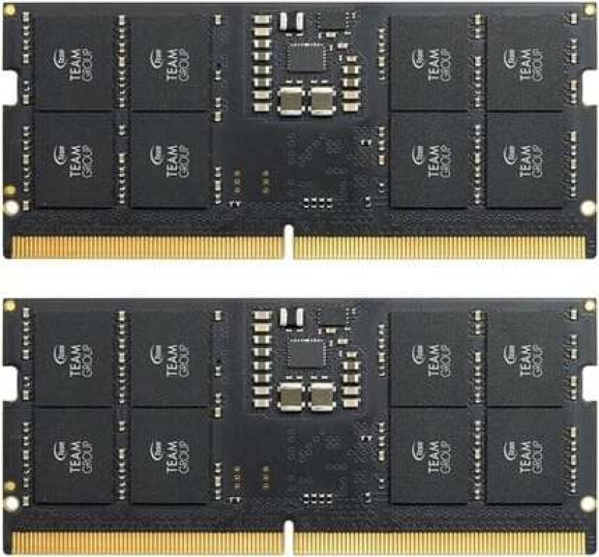 Team Elite SODIMM DDR5-4800 - 16GB - CL40 - Dual Channel (2 pcs) - Svart