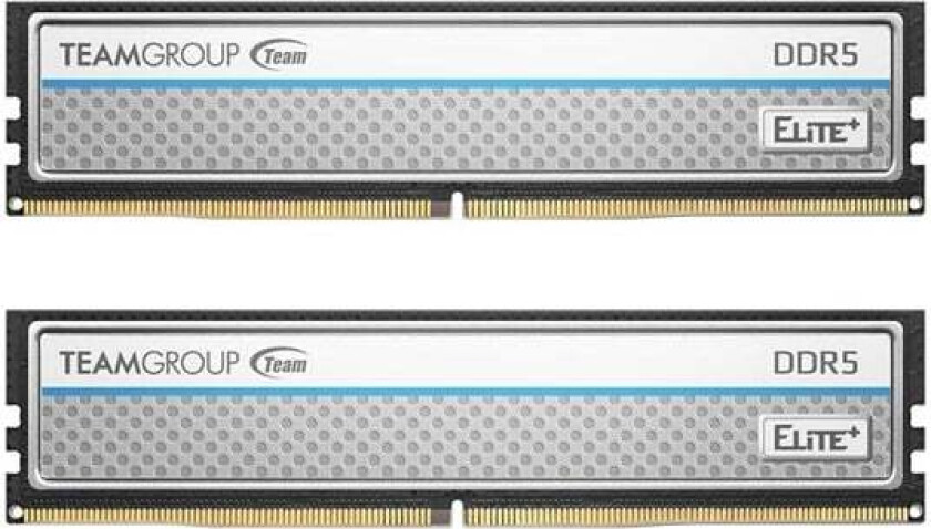 Team Elite Plus DDR5-5200 - 32GB - CL42 - Dual Channel (2 pcs) - Intel XMP - Sølv