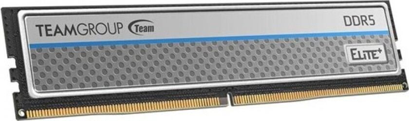Team Elite Plus DDR5-5200 - 32GB - CL42 - Single Channel (1 pcs) - Intel XMP - Sølv