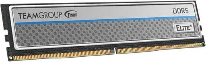 Team Elite Plus DDR5-5200 - 8GB - CL42 - Single Channel (1 pcs) - Intel XMP - Sølv