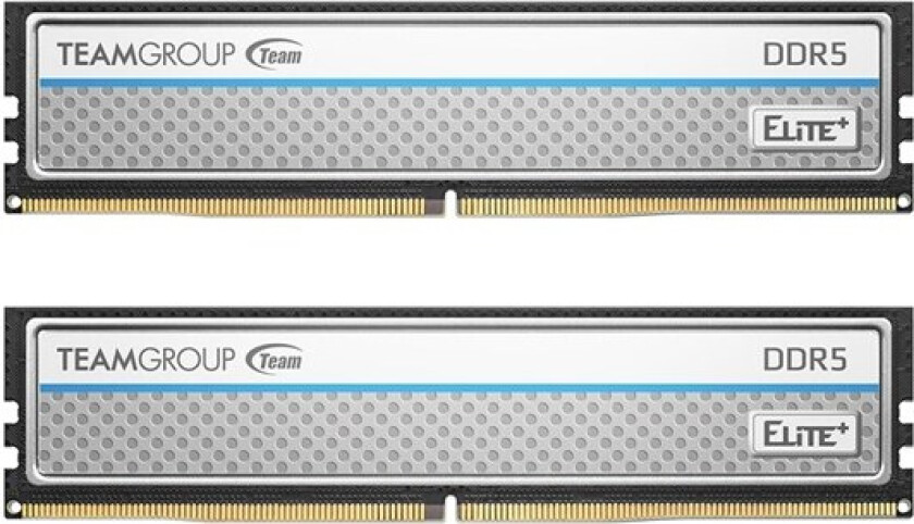 Team Elite Plus DDR5-4800 - 32GB - CL40 - Dual Channel (2 pcs) - Intel XMP - Sølv