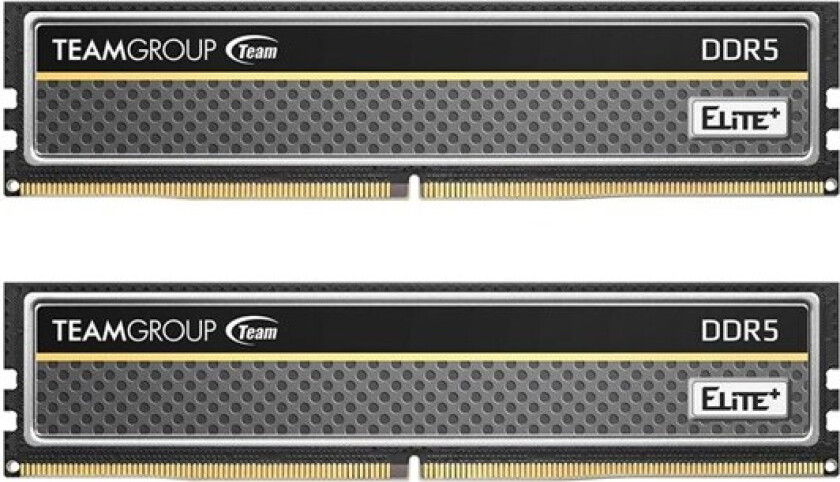 Team Elite Plus DDR5-5600 - 16GB - CL46 - Dual Channel (2 pcs) - Intel XMP - Svart