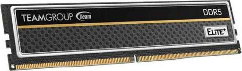 Team Elite Plus DDR5-5200 - 8GB - CL42 - Single Channel (1 pcs) - Intel XMP - Svart