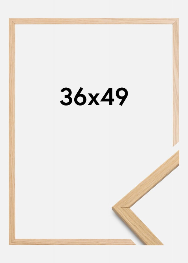 Ramme Edsbyn Akrylglass Eik 36x49 Cm